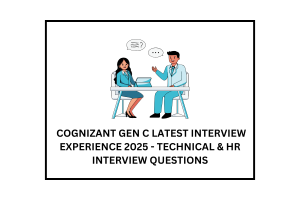 COGNIZANT GEN C LATEST INTERVIEW FLM POSTER