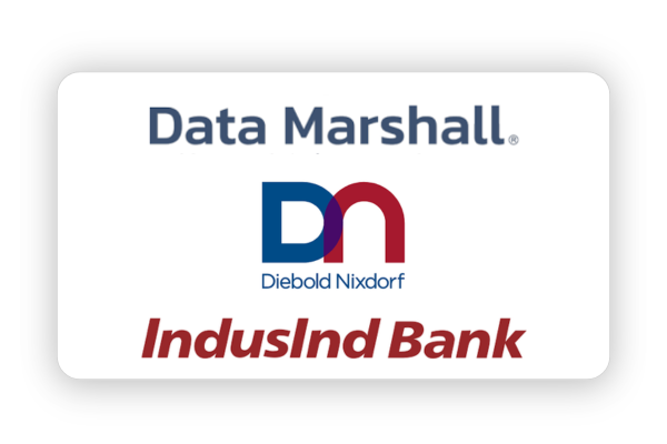data marshall, diebold, indusind bank flm walk-in drive notification