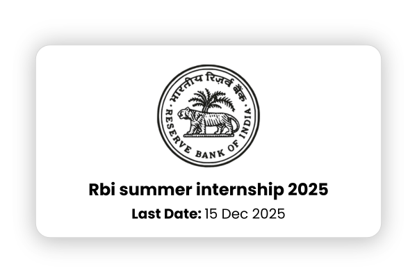 rbi summer internship 2025 flm notification