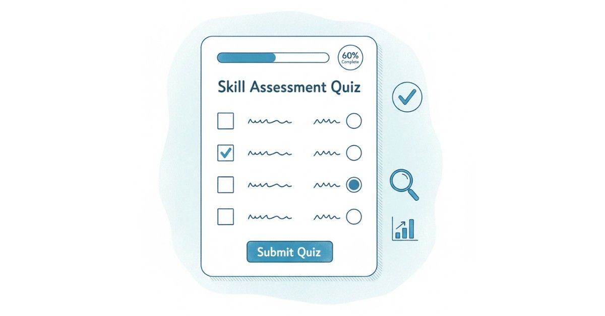 Image showing communication skills self-assessment quizzes and evaluation tools.