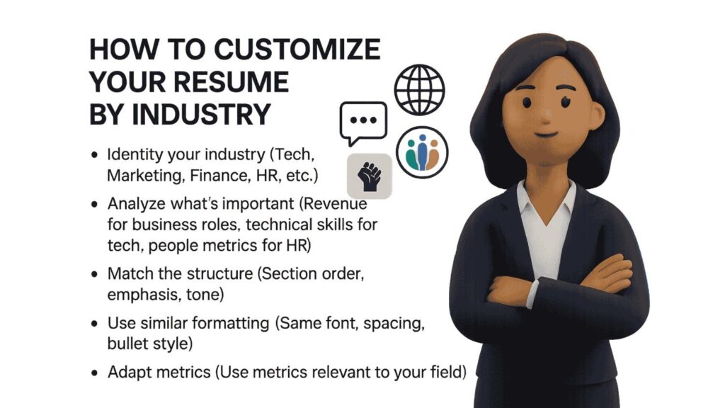 industry-specific resume examples