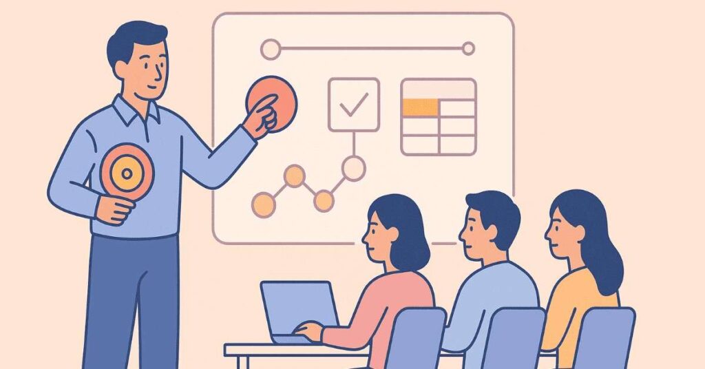 Project leadership and execution illustration