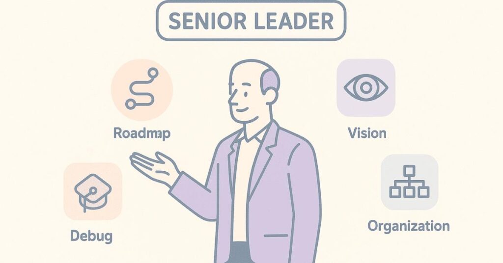 Senior-level HR interview strategy visual